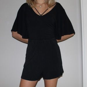 AMERICAN EAGLE Black Romper